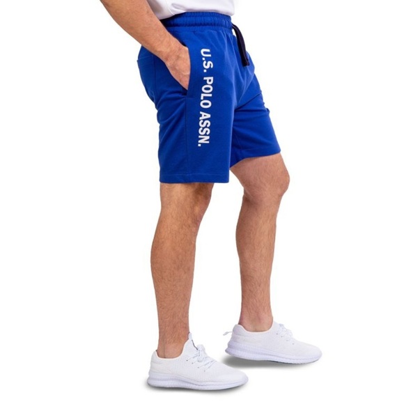 U.S. Polo Association Men's French Terry Shorts Size 2XL Color Blue BRAND NEW - Picture 11 of 12